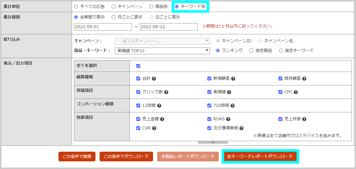 楽天RPP広告の予算消化が早い場合の対処法2