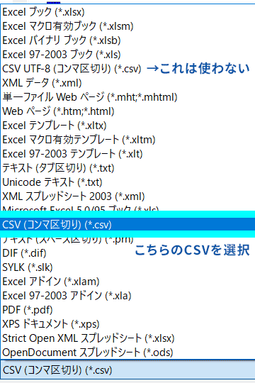 文字コードが「Shift_JIS」になっているか確認する1